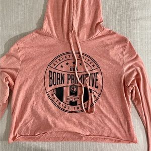 Born Primitive Athlete Driven Cropped T-Shirt Hoodie
